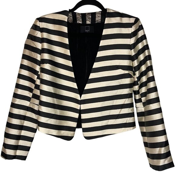 Dolce Vita Anthropologie Womens Minona Jacket Blazer Small‎ Macyn Striped Open - Picture 1 of 9